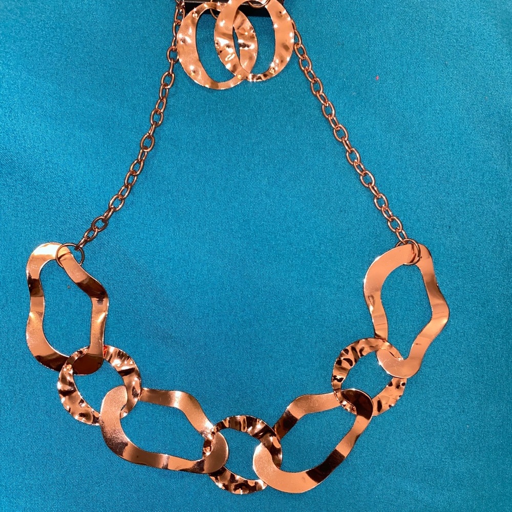 Rose gold necklace